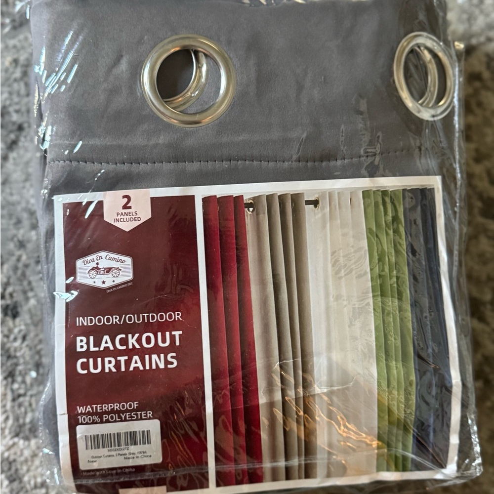 Gray Blackout Curtains